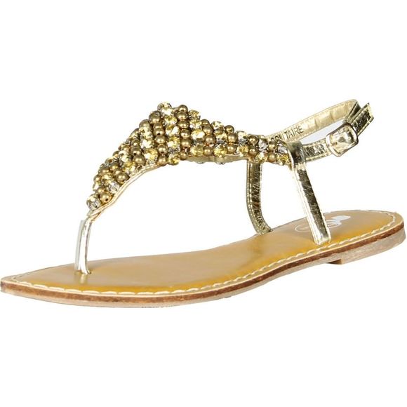 GCNY Solitaire Gold. Womens sandals 8 NEW - Picture 1 of 4